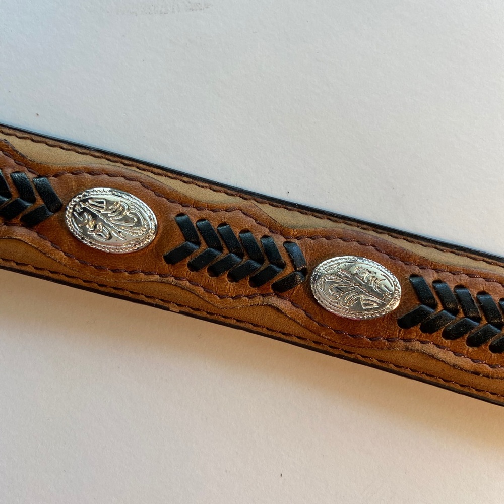 Boys Nocona western leather belt